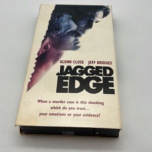 Jagged Edge‎ VHS 1985 VCR Video Tape Movie Jeff Bridges Glenn Close Film